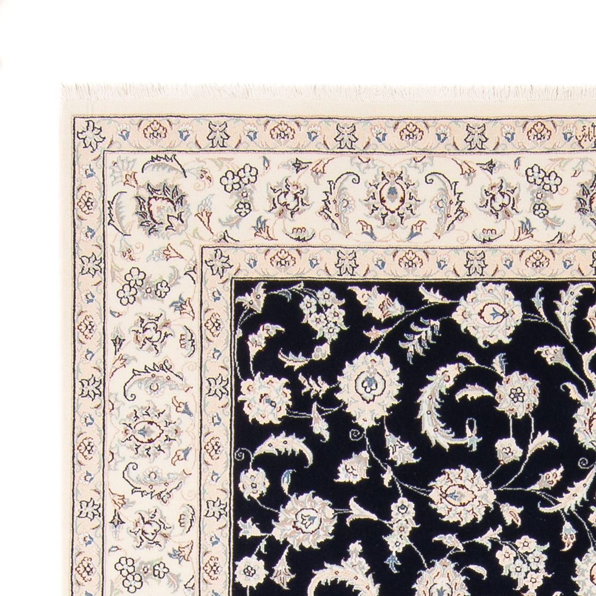 Perzisch tapijt - Nain - 235 x 171 cm - donkerblauw