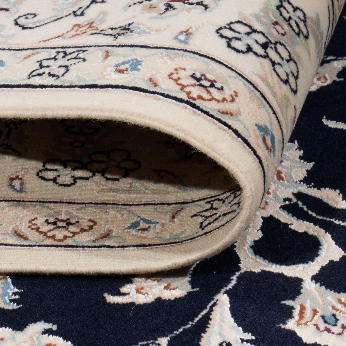 Perzisch tapijt - Nain - 235 x 171 cm - donkerblauw