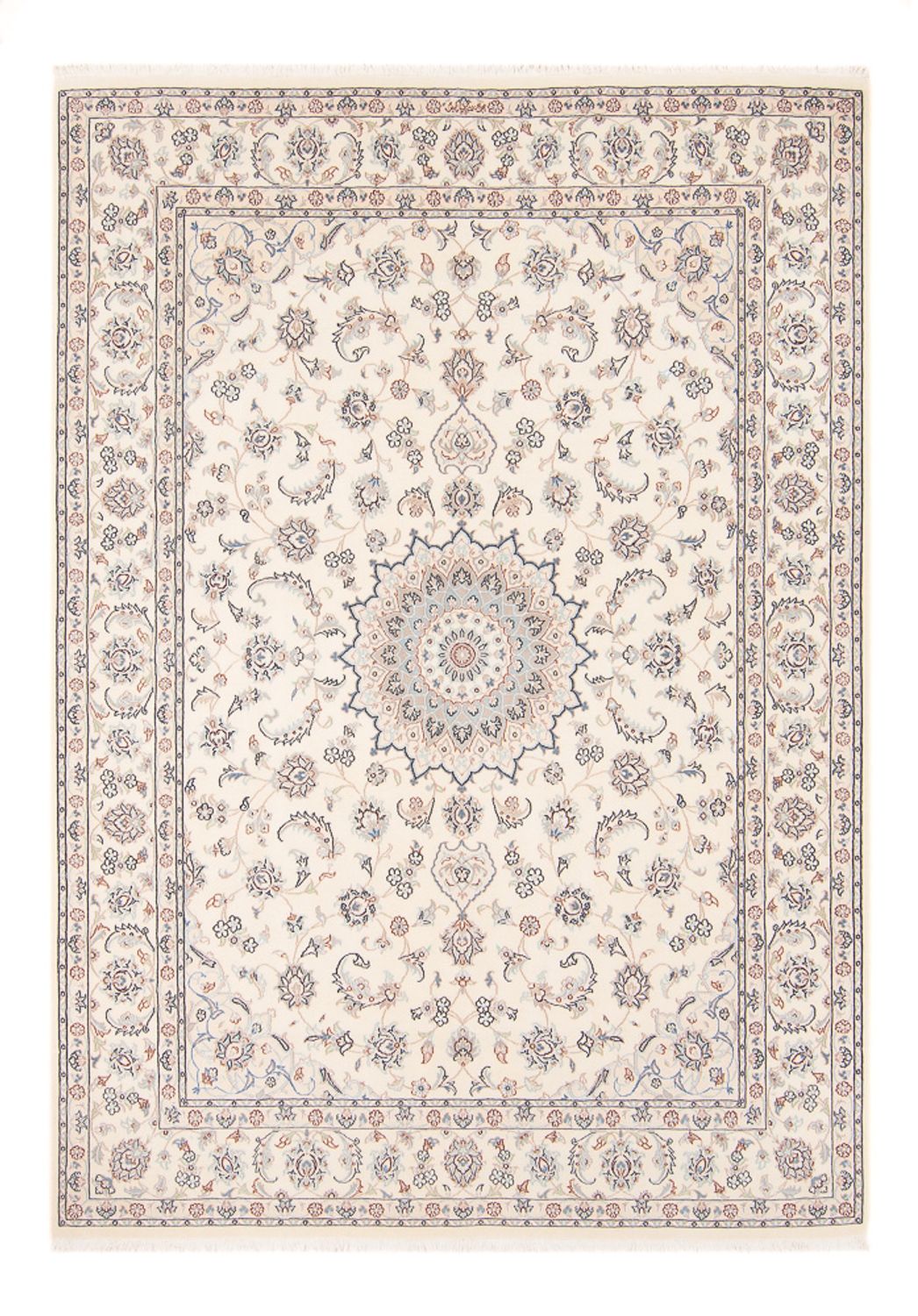 Perzisch tapijt - Nain - 236 x 170 cm - beige