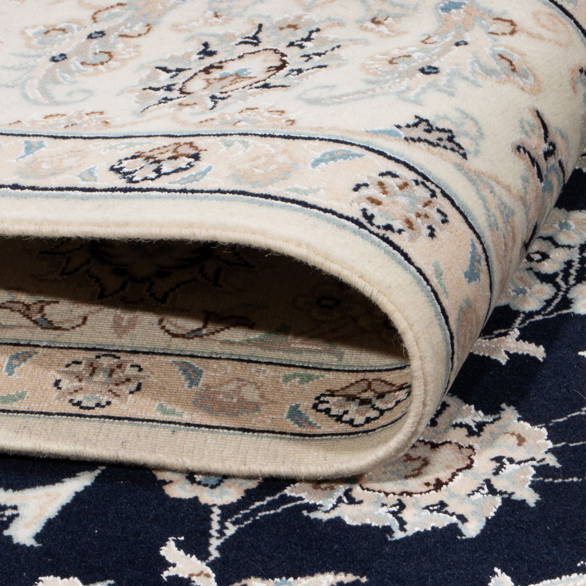 Perzisch tapijt - Nain - 236 x 170 cm - donkerblauw