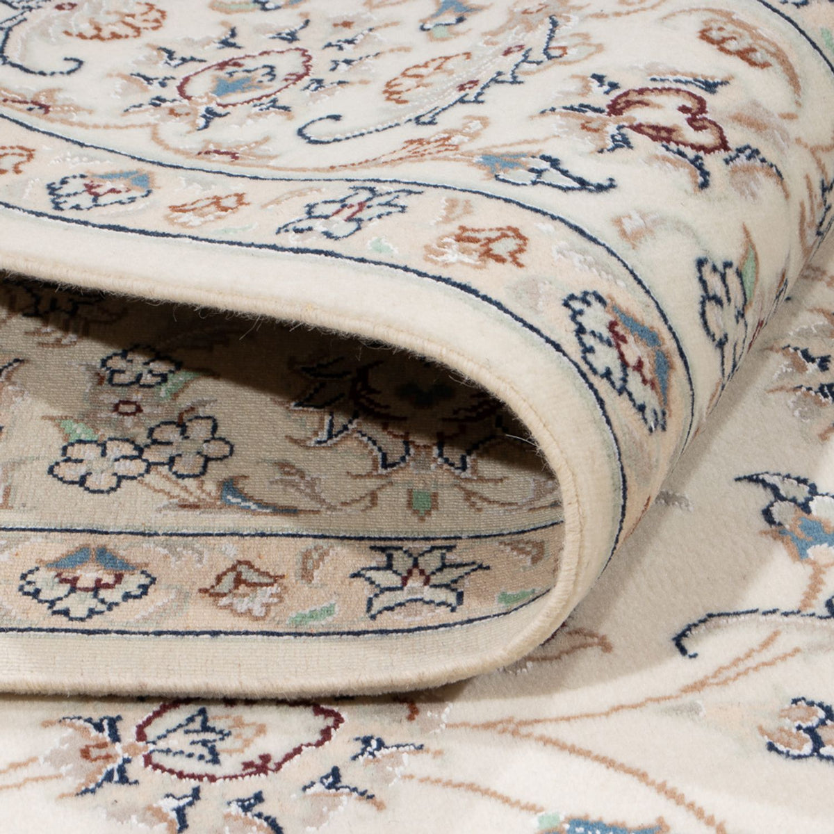 Perzisch tapijt - Nain - 242 x 171 cm - crème