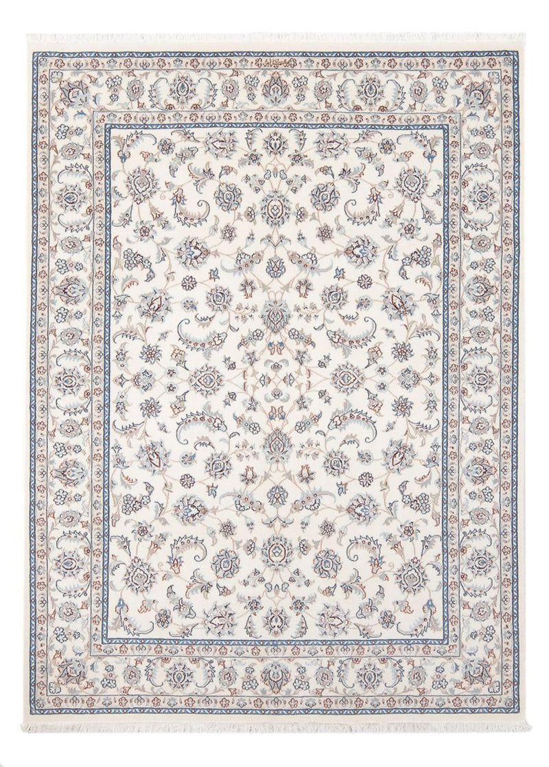 Perzisch tapijt - Nain - Premium - 201 x 148 cm - crème