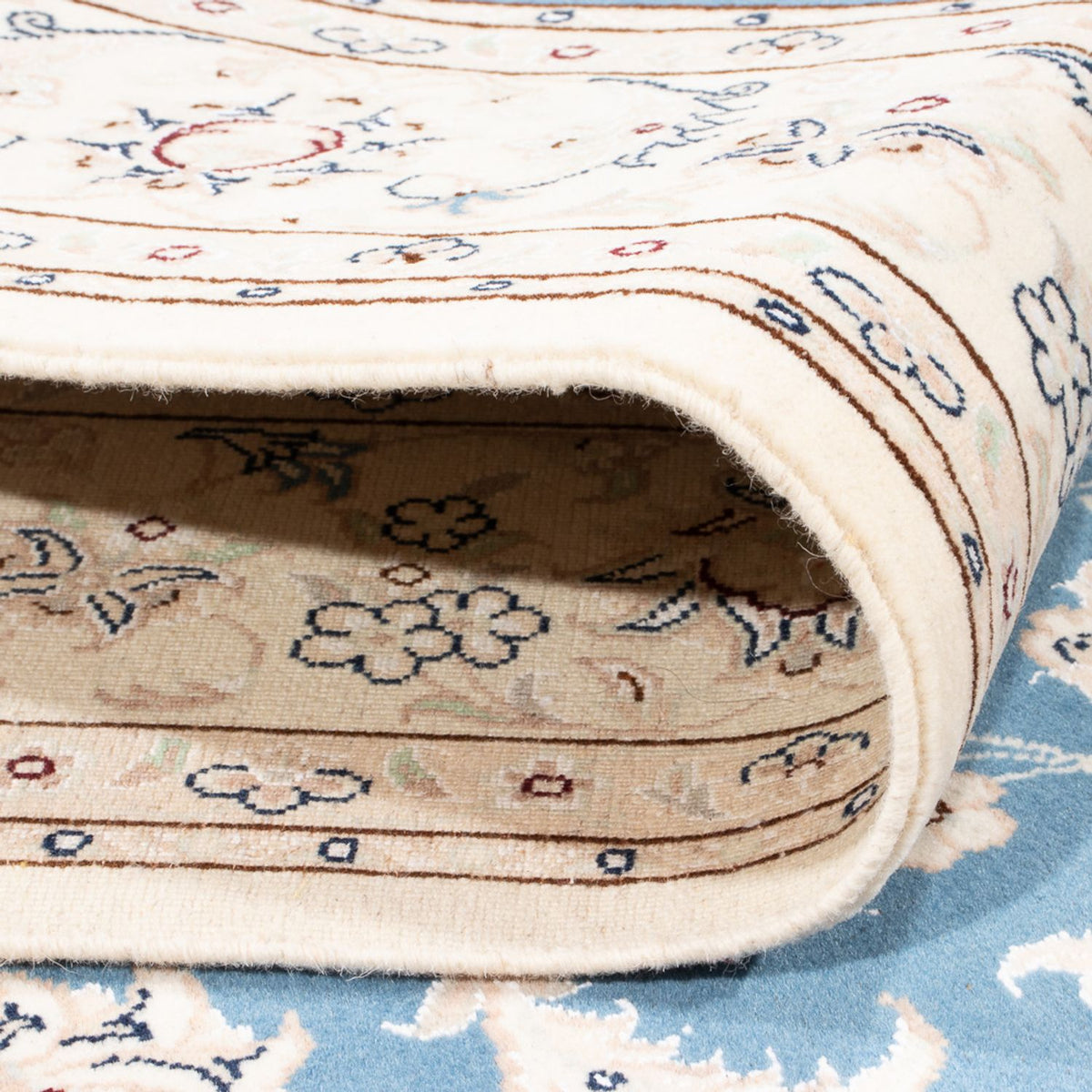 Perzisch tapijt - Nain - Premium - 200 x 148 cm - blauw