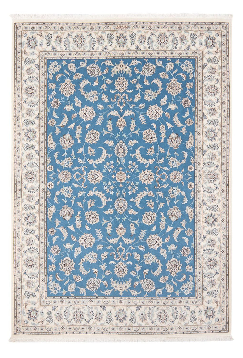 Perzisch tapijt - Nain - Premium - 203 x 150 cm - blauw