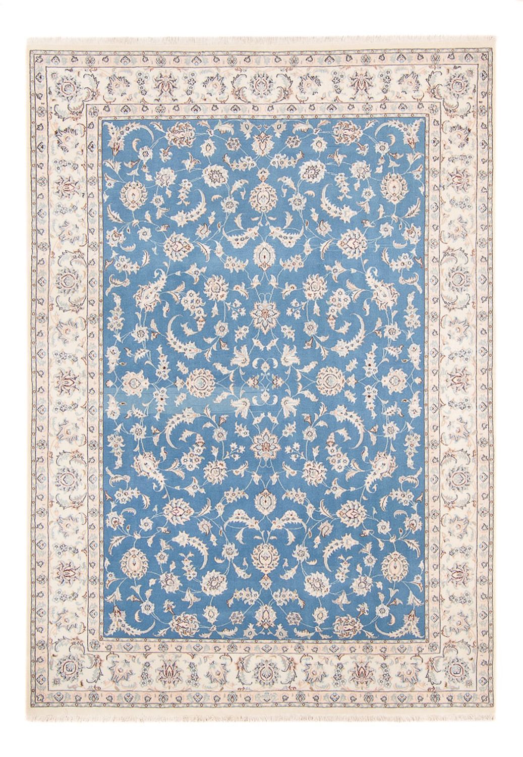 Perzisch tapijt - Nain - 240 x 170 cm - blauw