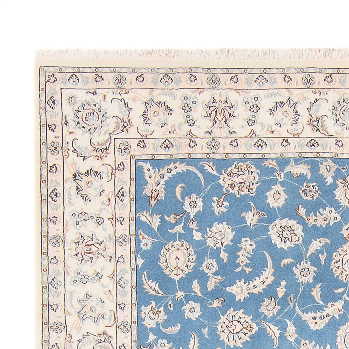 Perzisch tapijt - Nain - 240 x 170 cm - blauw