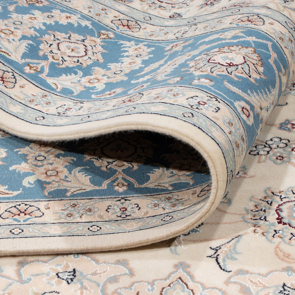 Perzisch tapijt - Nain - 265 x 247 cm - crème