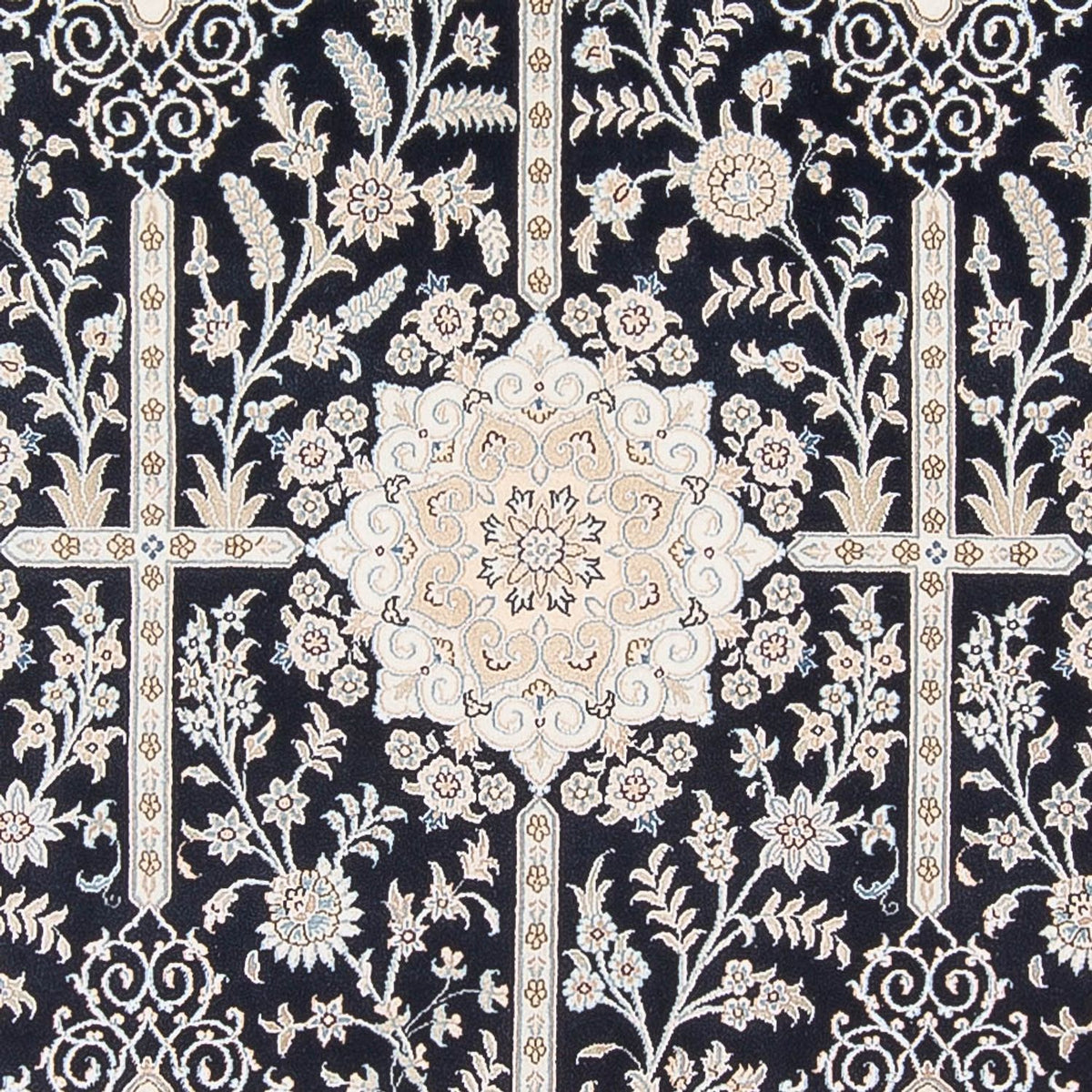 Perzisch tapijt - Nain - Premium - 297 x 200 cm - donkerblauw