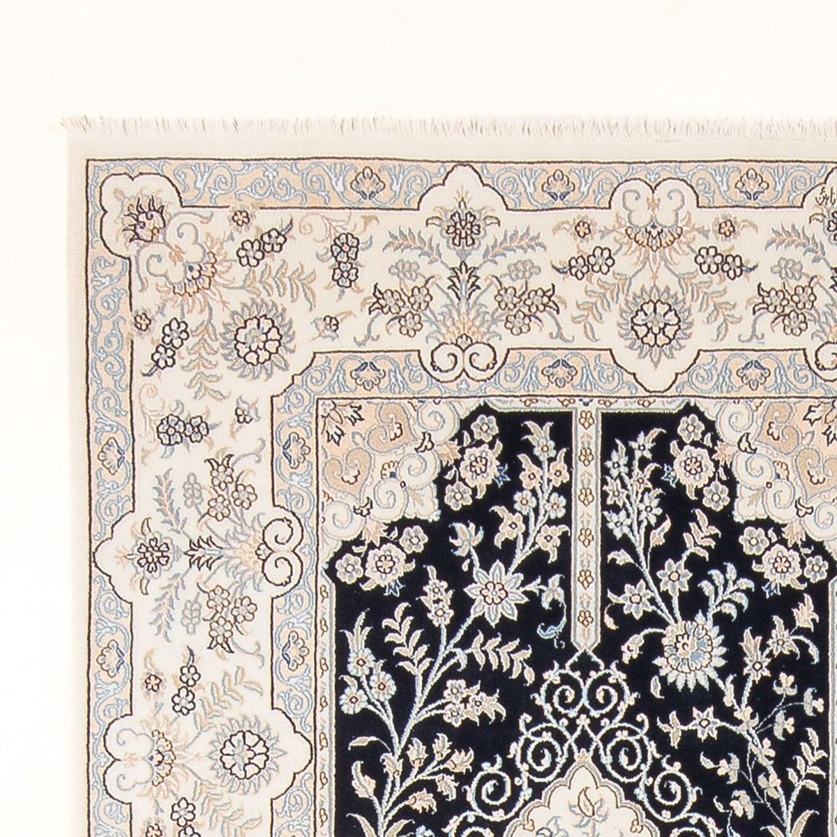 Perzisch tapijt - Nain - Premium - 297 x 200 cm - donkerblauw