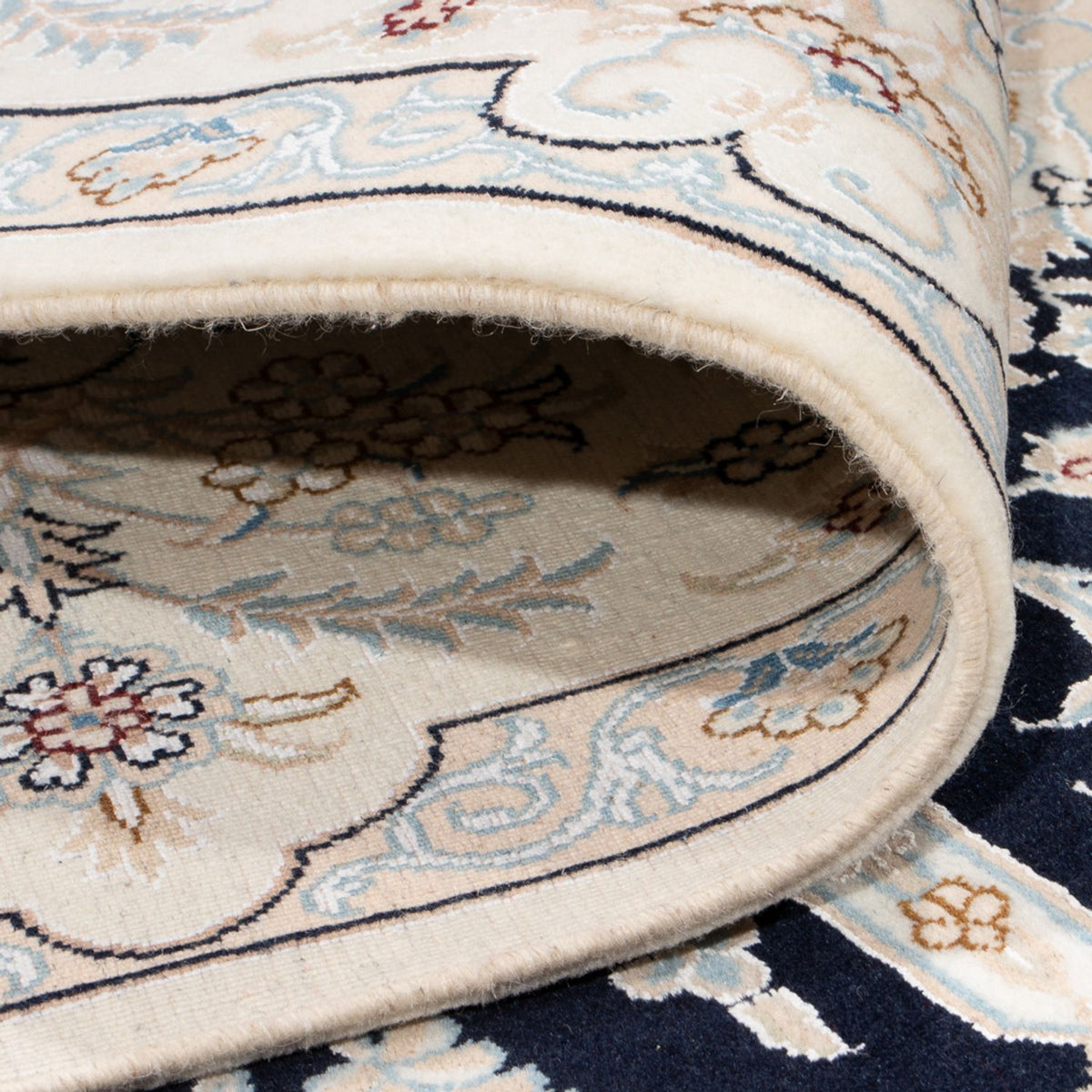 Perzisch tapijt - Nain - Premium - 297 x 200 cm - donkerblauw