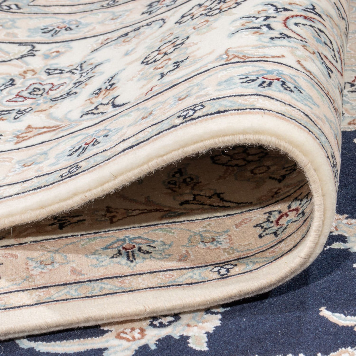 Perzisch tapijt - Nain - Premium - 340 x 246 cm - donkerblauw