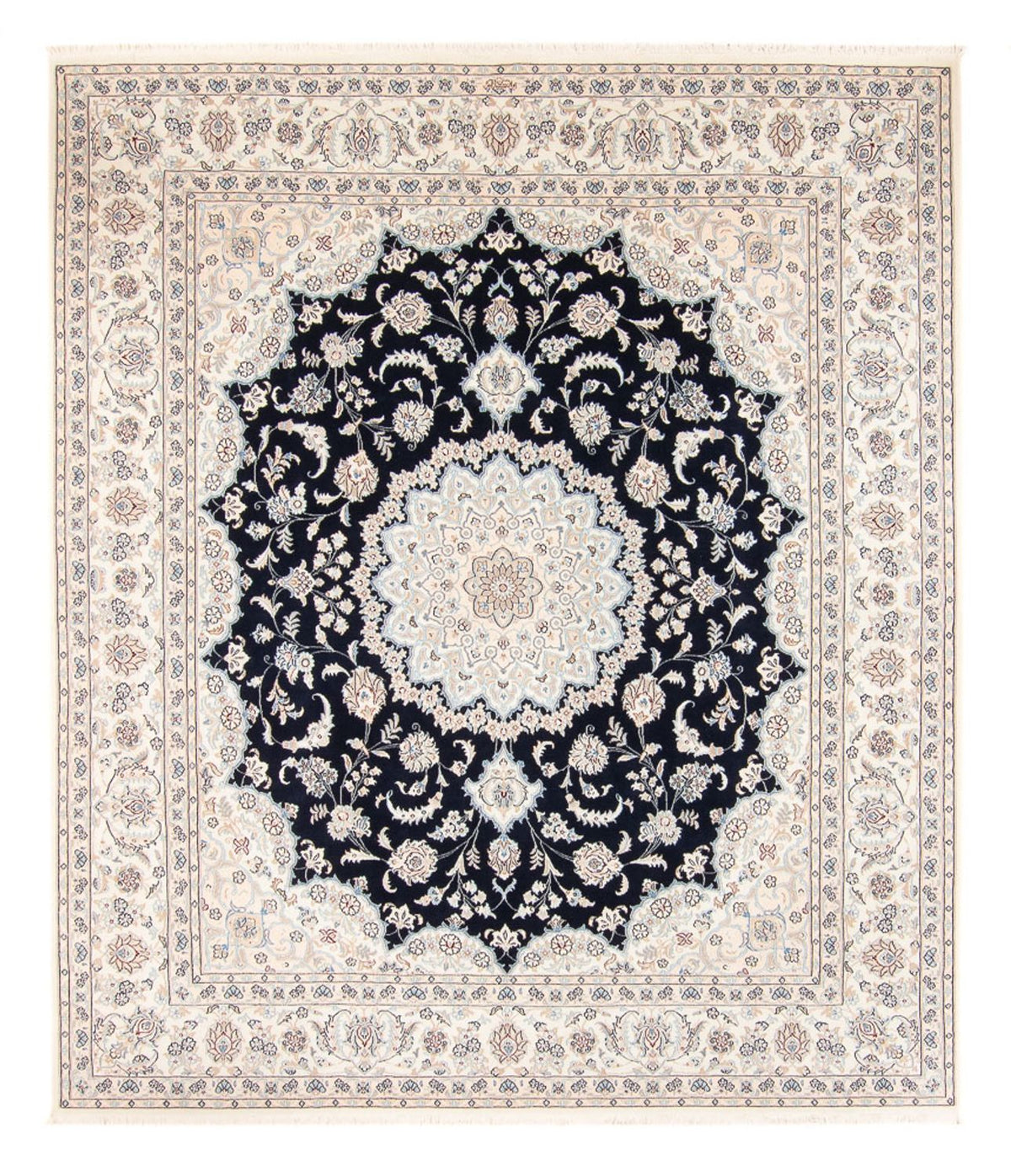 Perzisch tapijt - Nain - 266 x 223 cm - donkerblauw