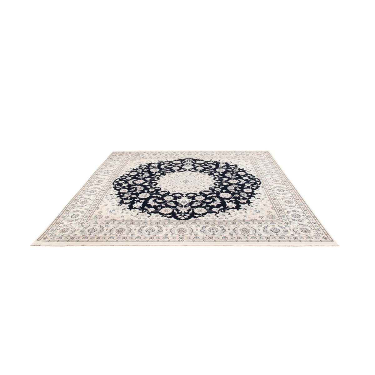 Perzisch tapijt - Nain - 264 x 246 cm - donkerblauw