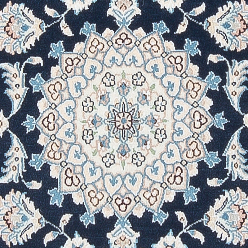 Loper Perzisch tapijt - Nain - Premium - 246 x 80 cm - donkerblauw