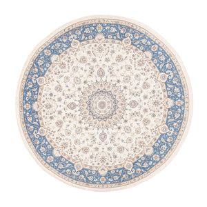 Perzisch tapijt - Nain rond  - 200 x 200 cm - crème