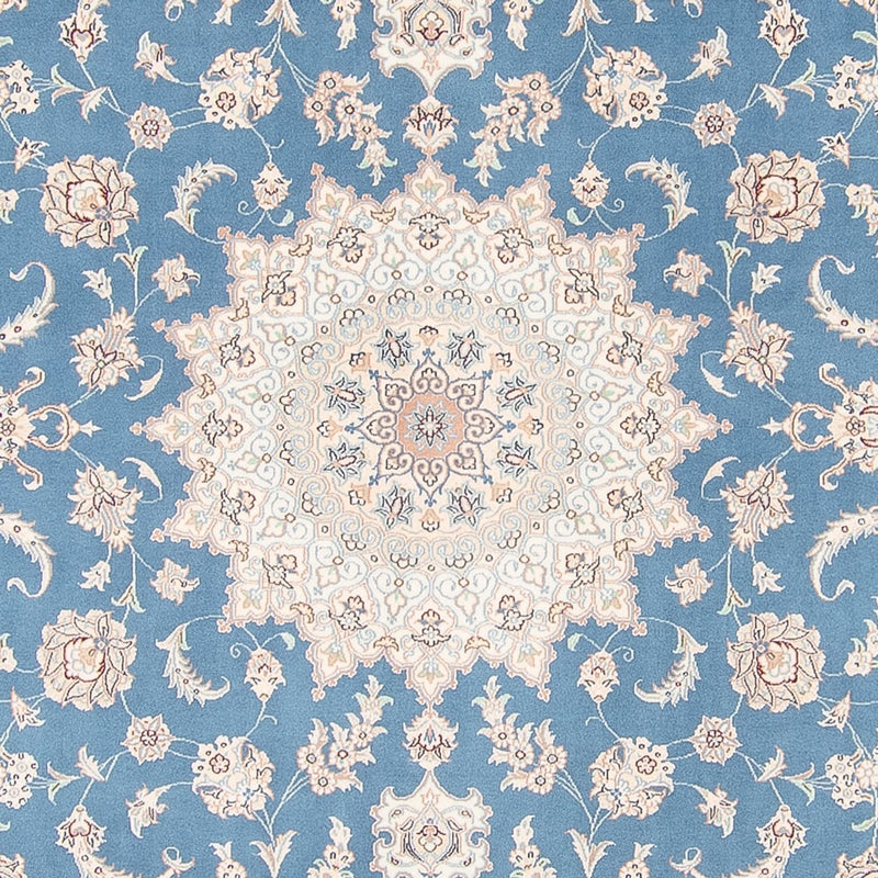 Perzisch tapijt - Nain - 263 x 227 cm - blauw