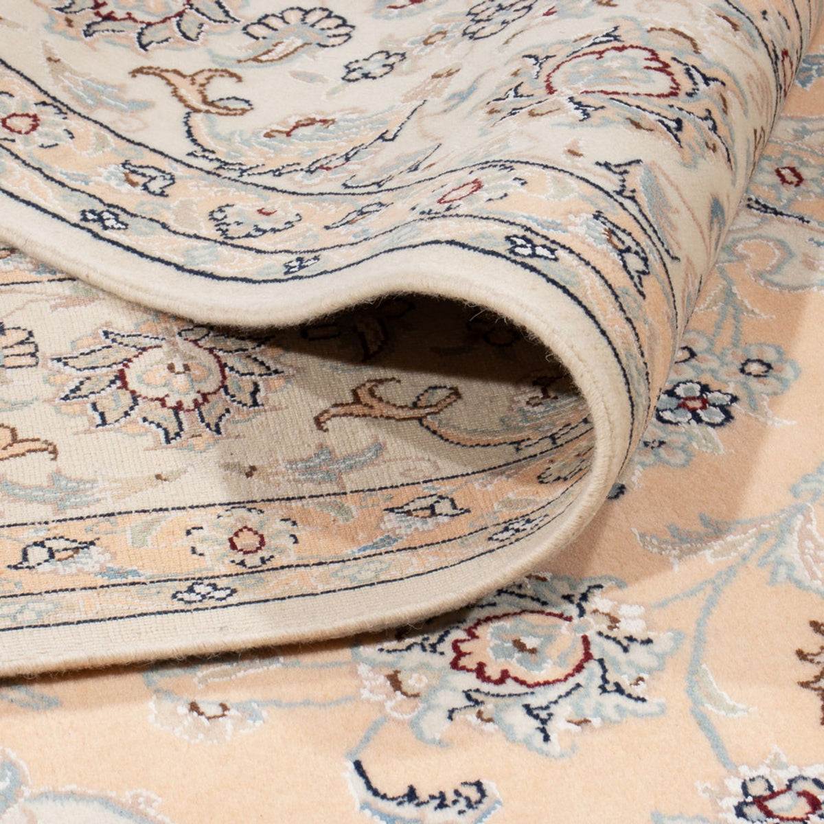 Perzisch tapijt - Nain - 250 x 208 cm - zalm