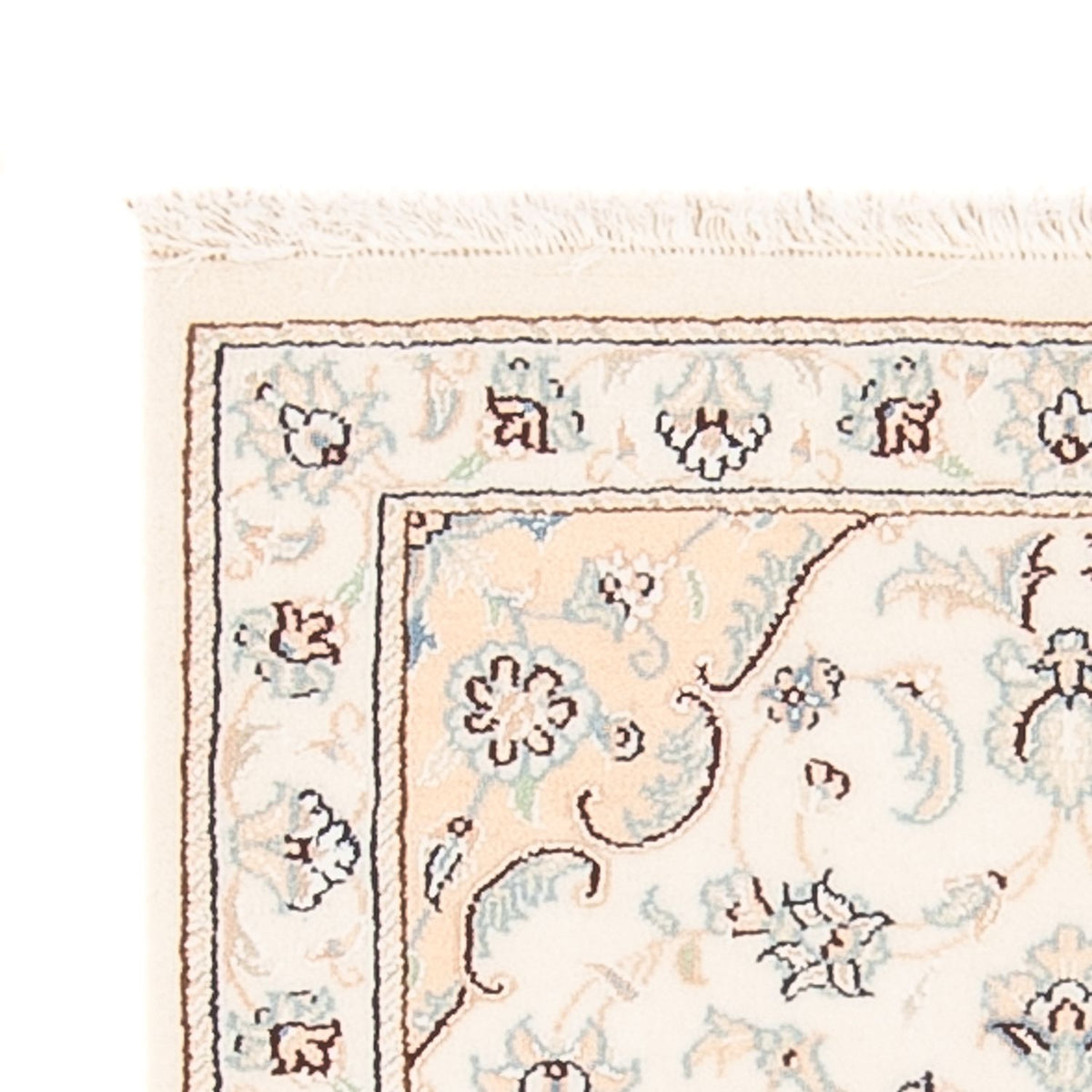 Perzisch tapijt - Nain - 92 x 59 cm - crème