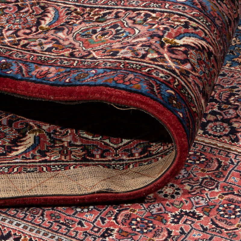 Perzisch tapijt - Nain - 252 x 199 cm - bordeauxrood