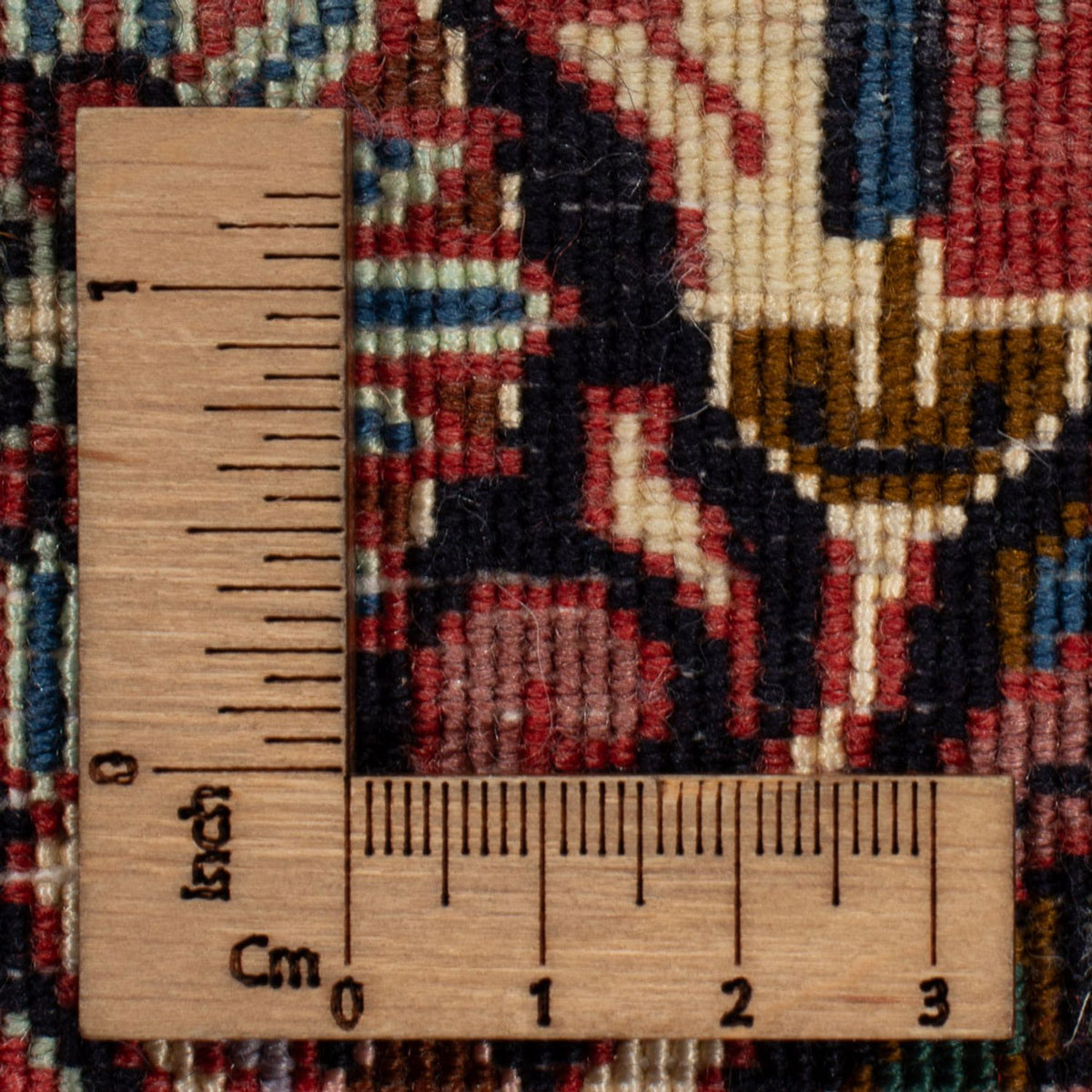 Perzisch tapijt - Nain - 252 x 199 cm - bordeauxrood