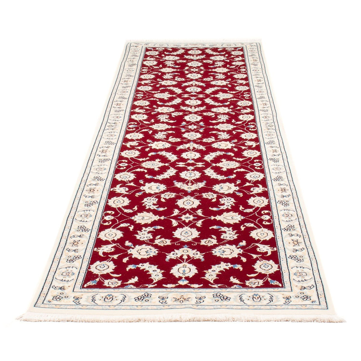 Loper Perzisch tapijt - Nain - Premium - 297 x 83 cm - rood