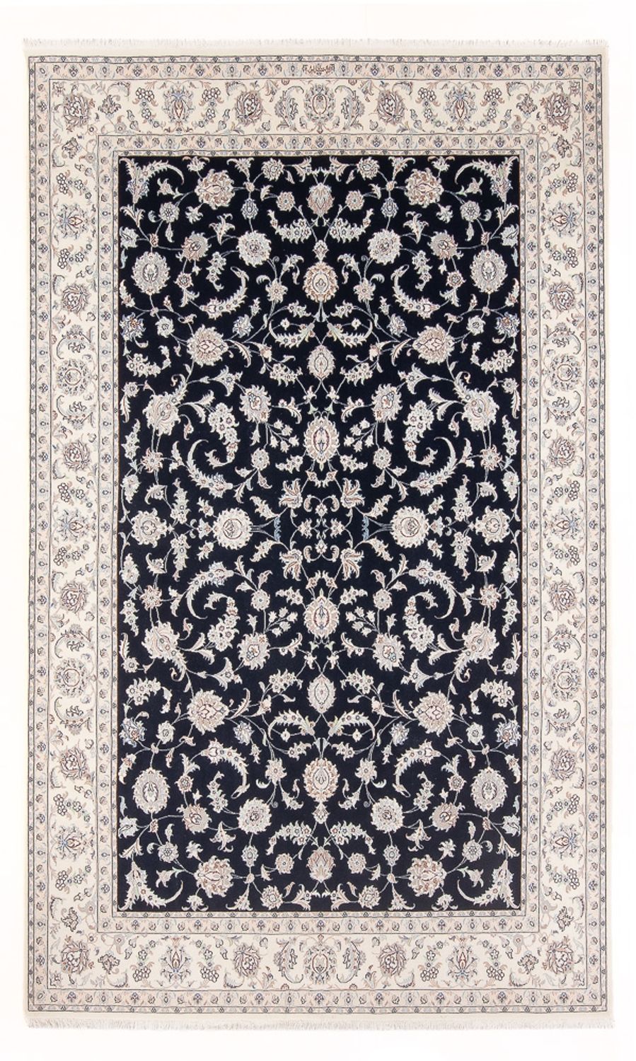Perzisch tapijt - Nain - Premium - 297 x 198 cm - donkerblauw