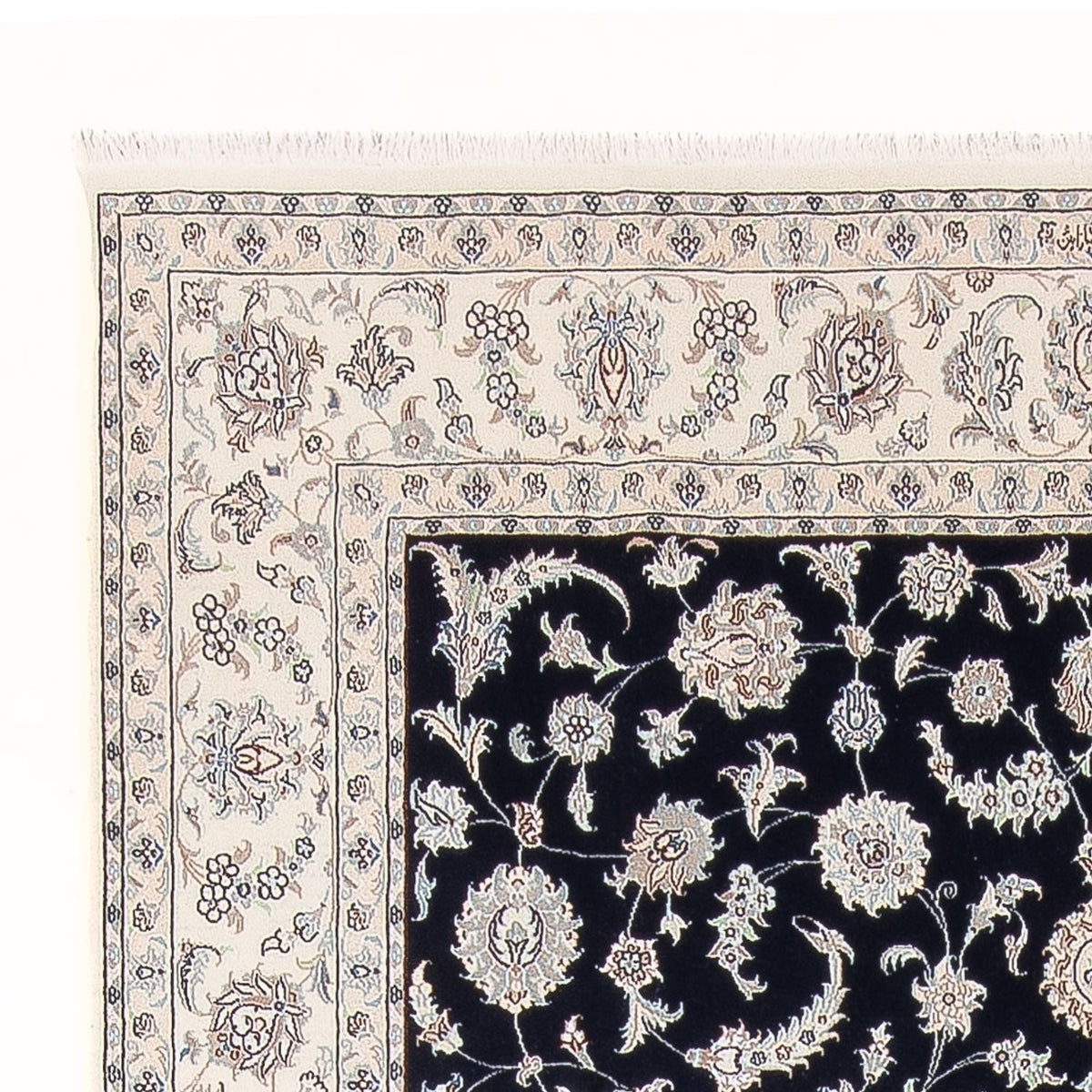 Perzisch tapijt - Nain - Premium - 297 x 198 cm - donkerblauw