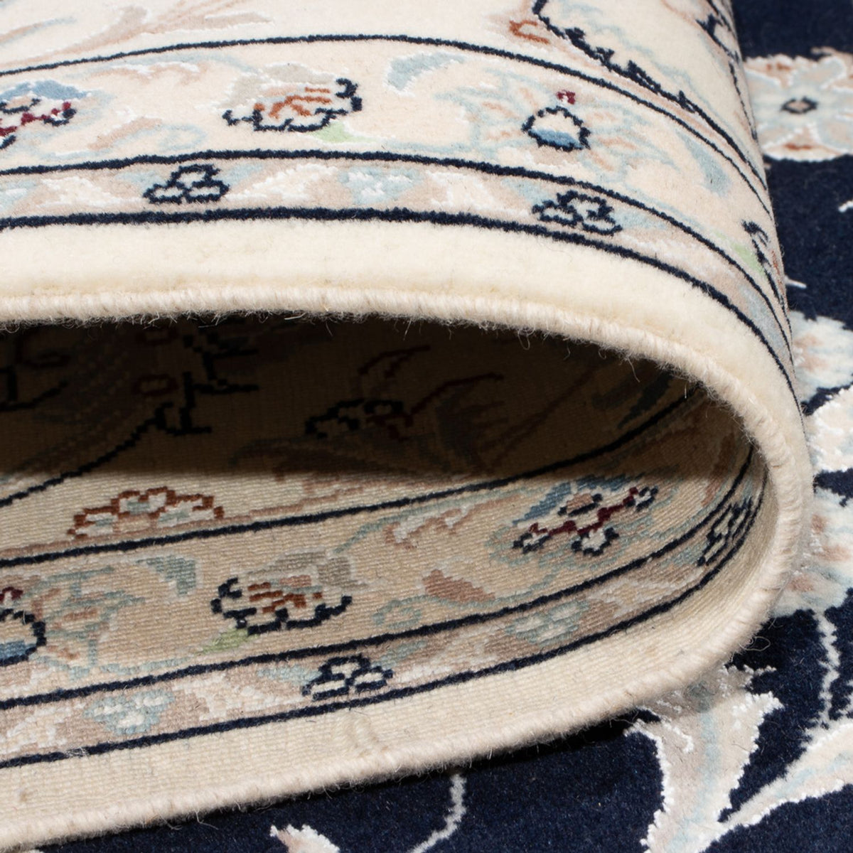 Perzisch tapijt - Nain - Premium - 297 x 198 cm - donkerblauw