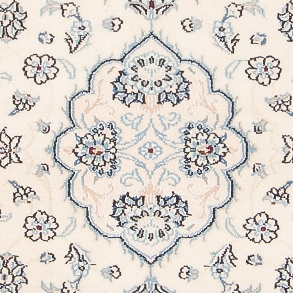 Perzisch tapijt - Nain - 96 x 61 cm - crème