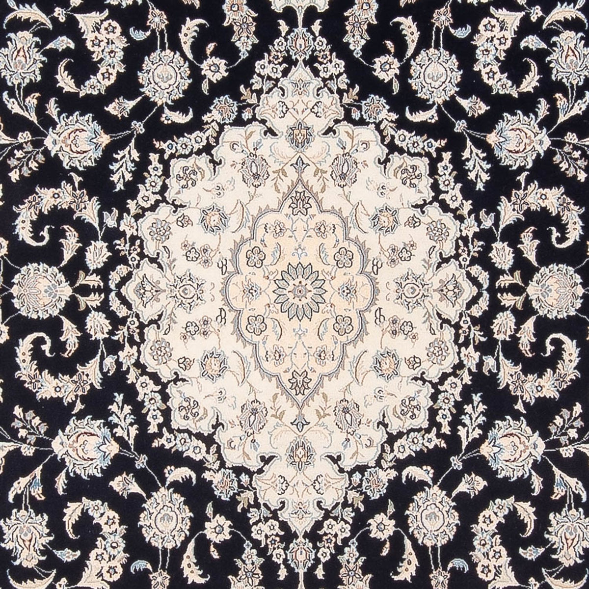 Perzisch tapijt - Nain - Premium - 300 x 200 cm - donkerblauw