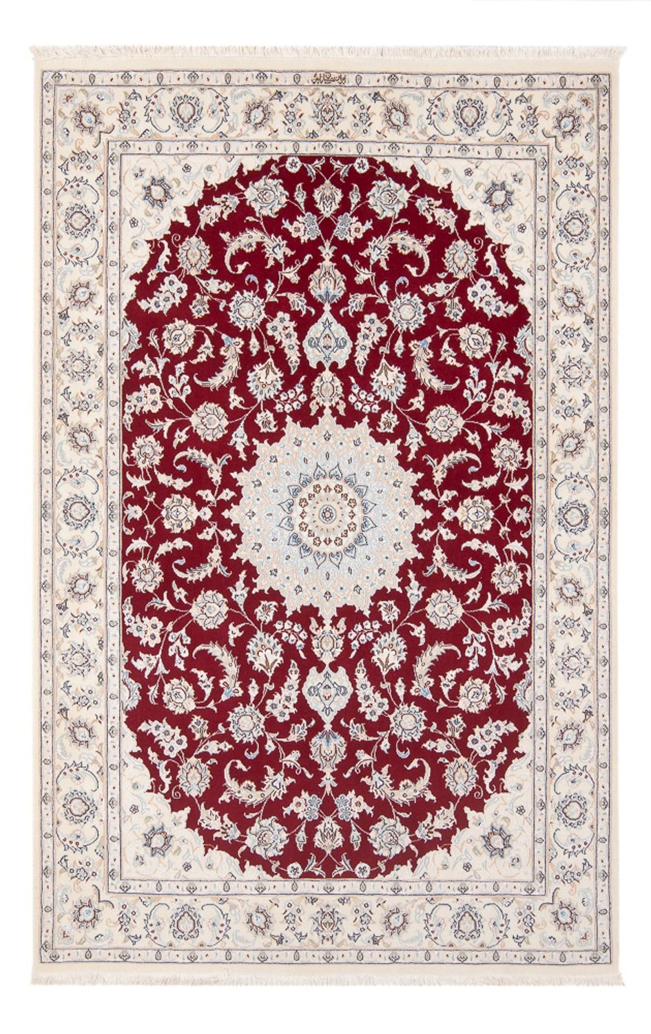 Perzisch tapijt - Nain - Premium - 205 x 135 cm - rood