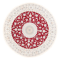 Perzisch tapijt - Nain rond  - 200 x 200 cm - rood