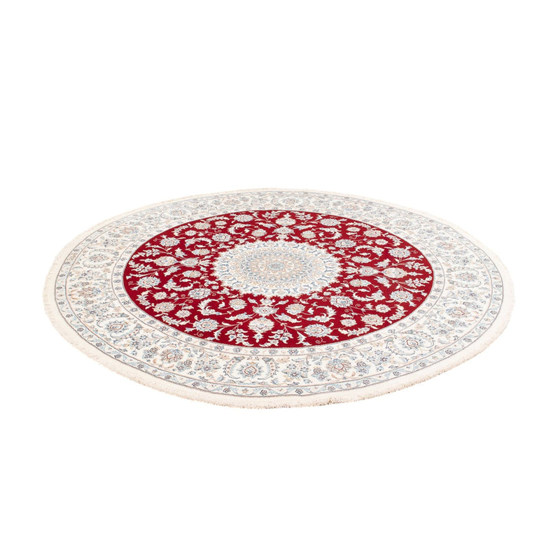 Perzisch tapijt - Nain rond  - 200 x 200 cm - rood