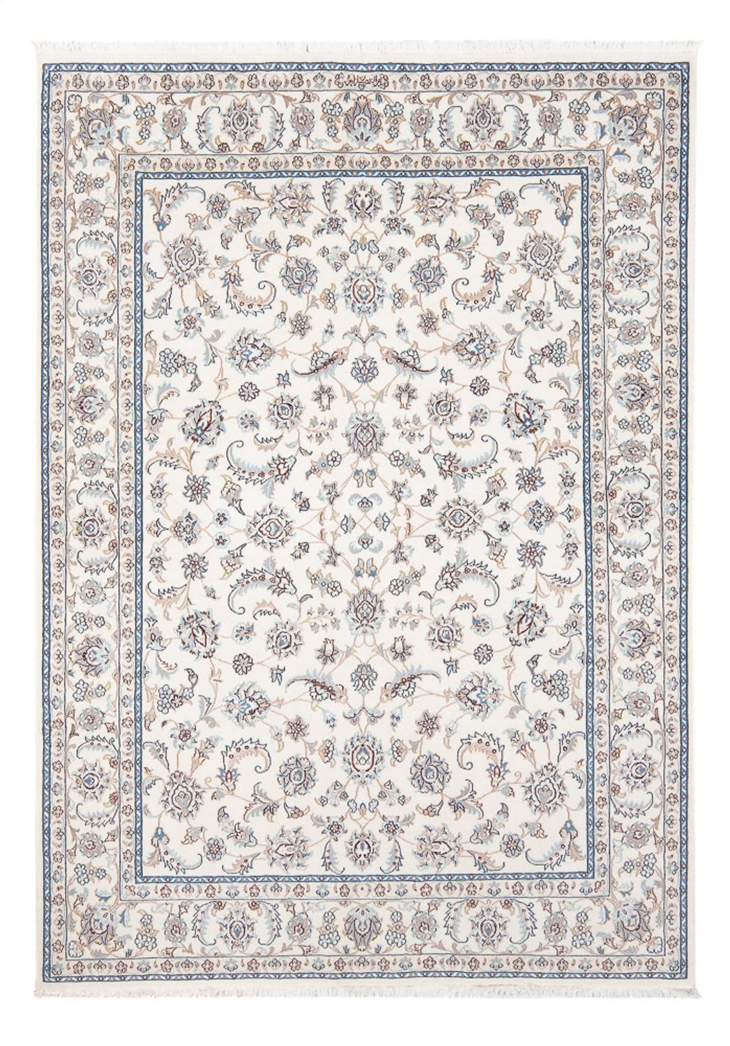 Perzisch tapijt - Nain - Premium - 201 x 150 cm - crème