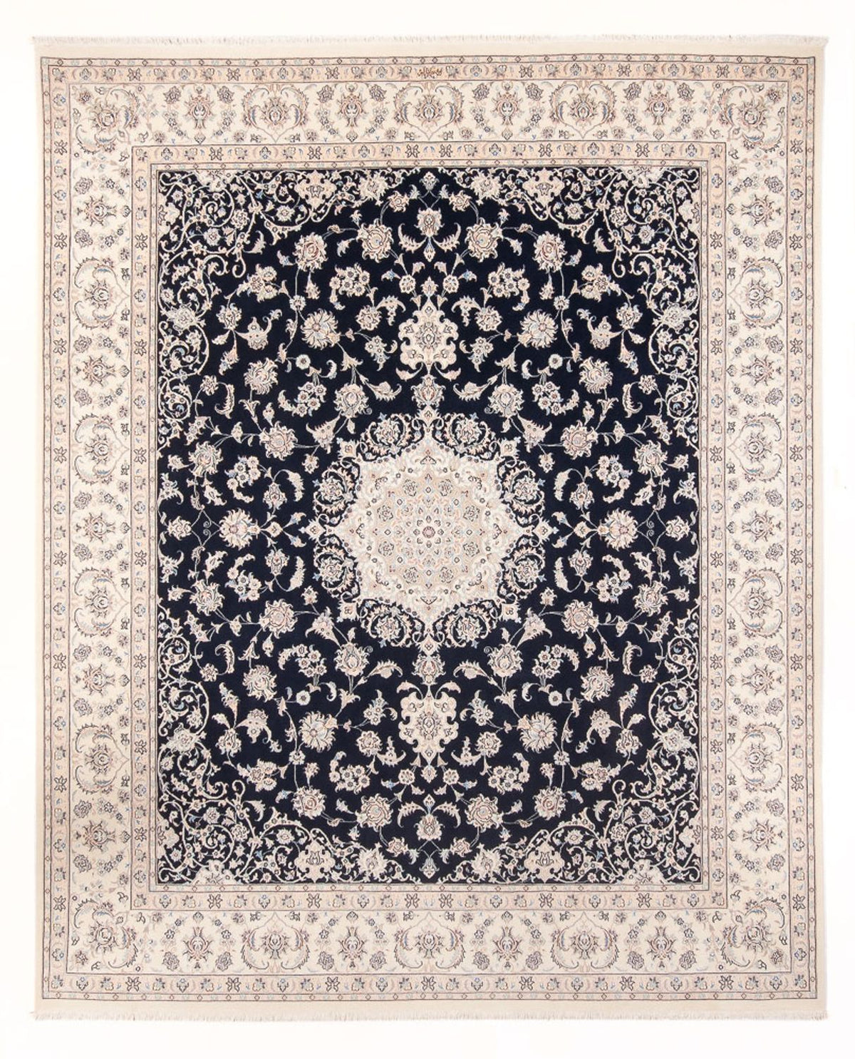 Perzisch tapijt - Nain - Premium - 305 x 248 cm - donkerblauw