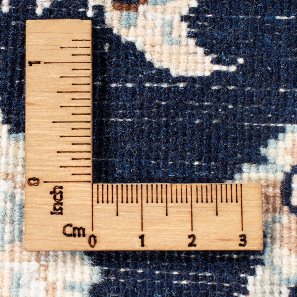 Loper Perzisch tapijt - Nain - Koninklijk - 203 x 80 cm - donkerblauw