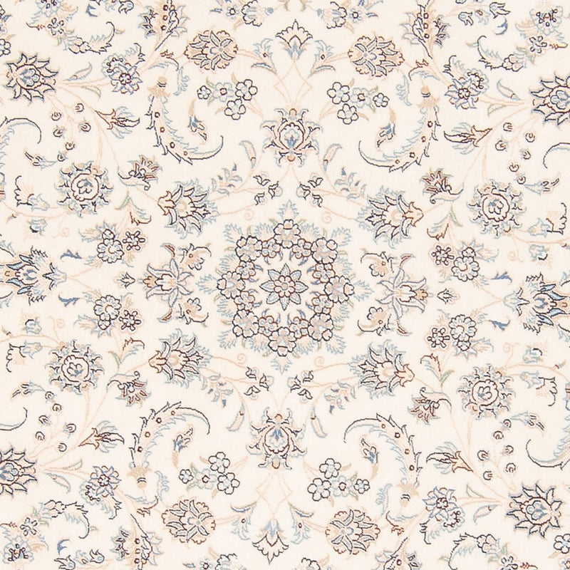 Perzisch tapijt - Nain rond  - 200 x 200 cm - crème