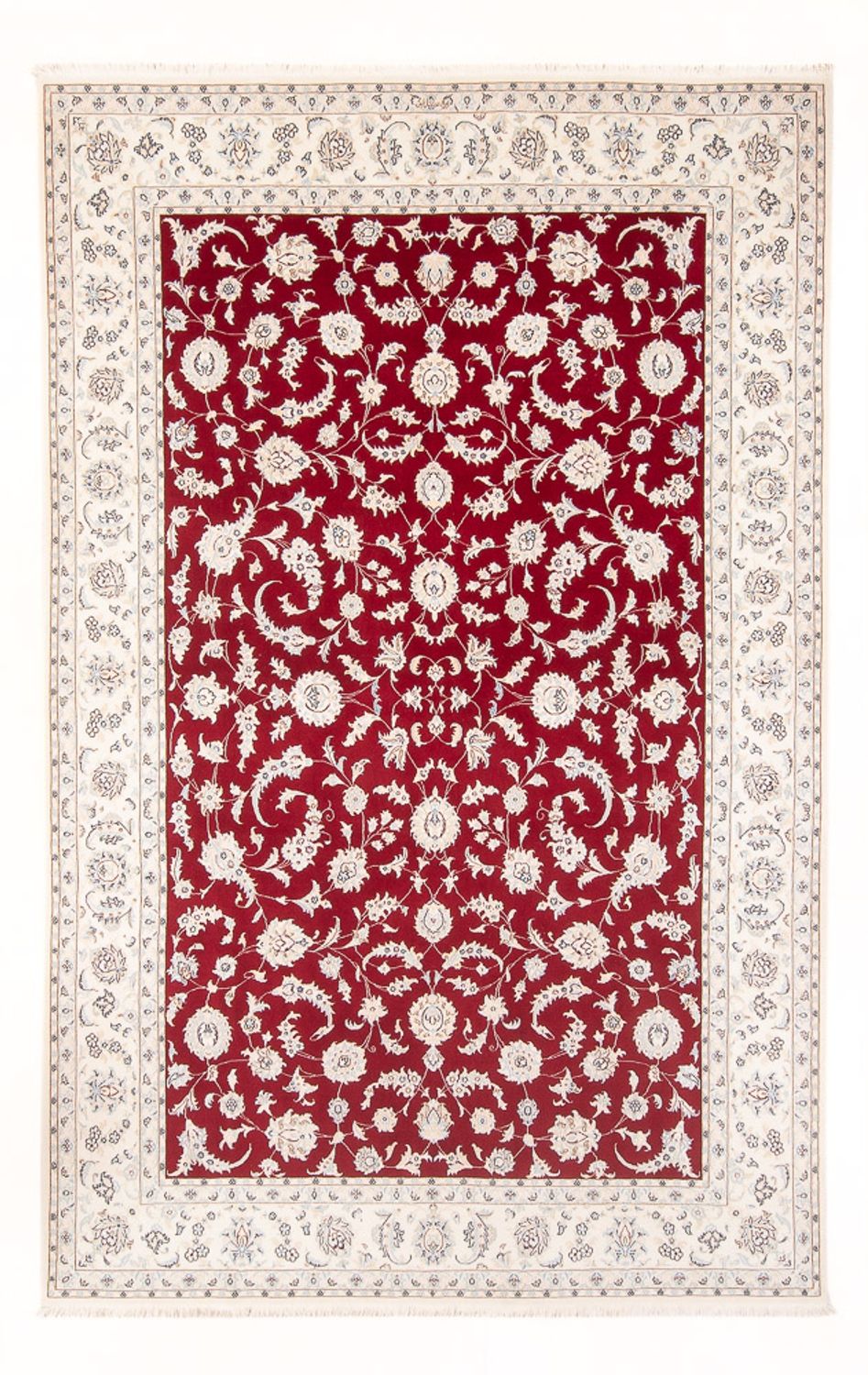 Perzisch tapijt - Nain - Premium - 294 x 200 cm - rood