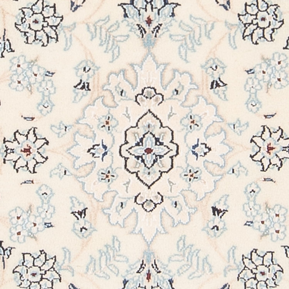 Perzisch tapijt - Nain - 94 x 60 cm - crème