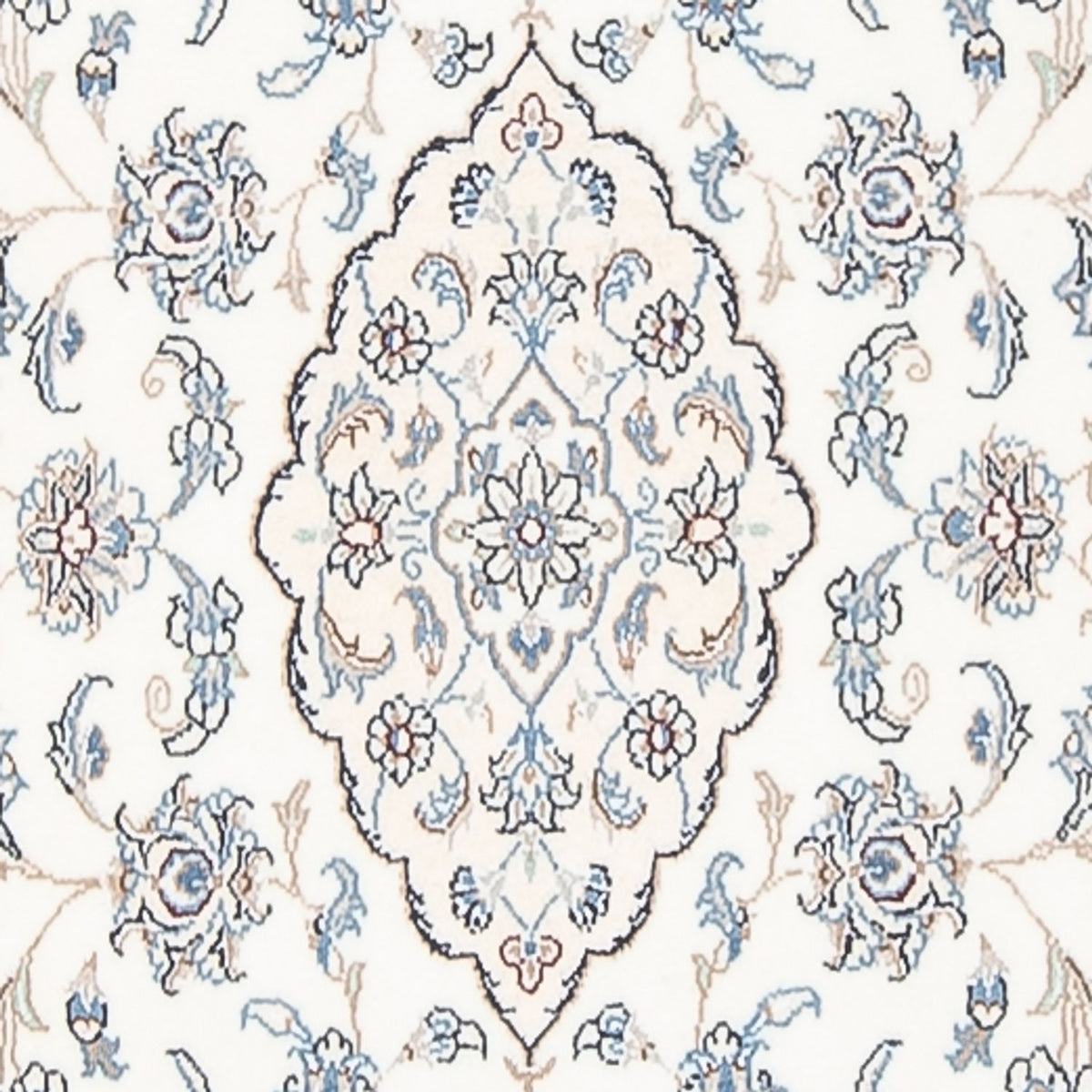 Loper Perzisch tapijt - Nain - Premium - 340 x 84 cm - crème