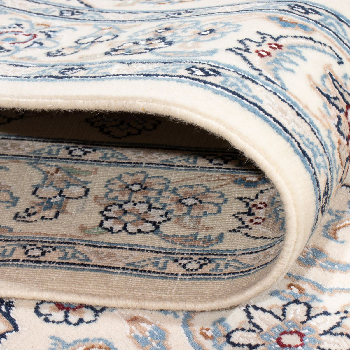 Loper Perzisch tapijt - Nain - Premium - 340 x 84 cm - crème