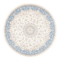 Perzisch tapijt - Nain rond  - 200 x 200 cm - crème
