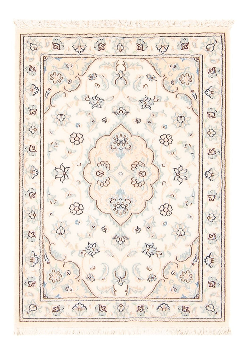Perzisch tapijt - Nain - 91 x 60 cm - beige