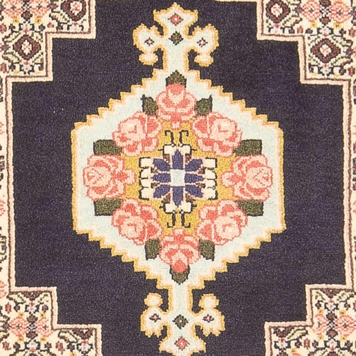 Perzisch tapijt - Klassiek - 105 x 78 cm - donkerblauw