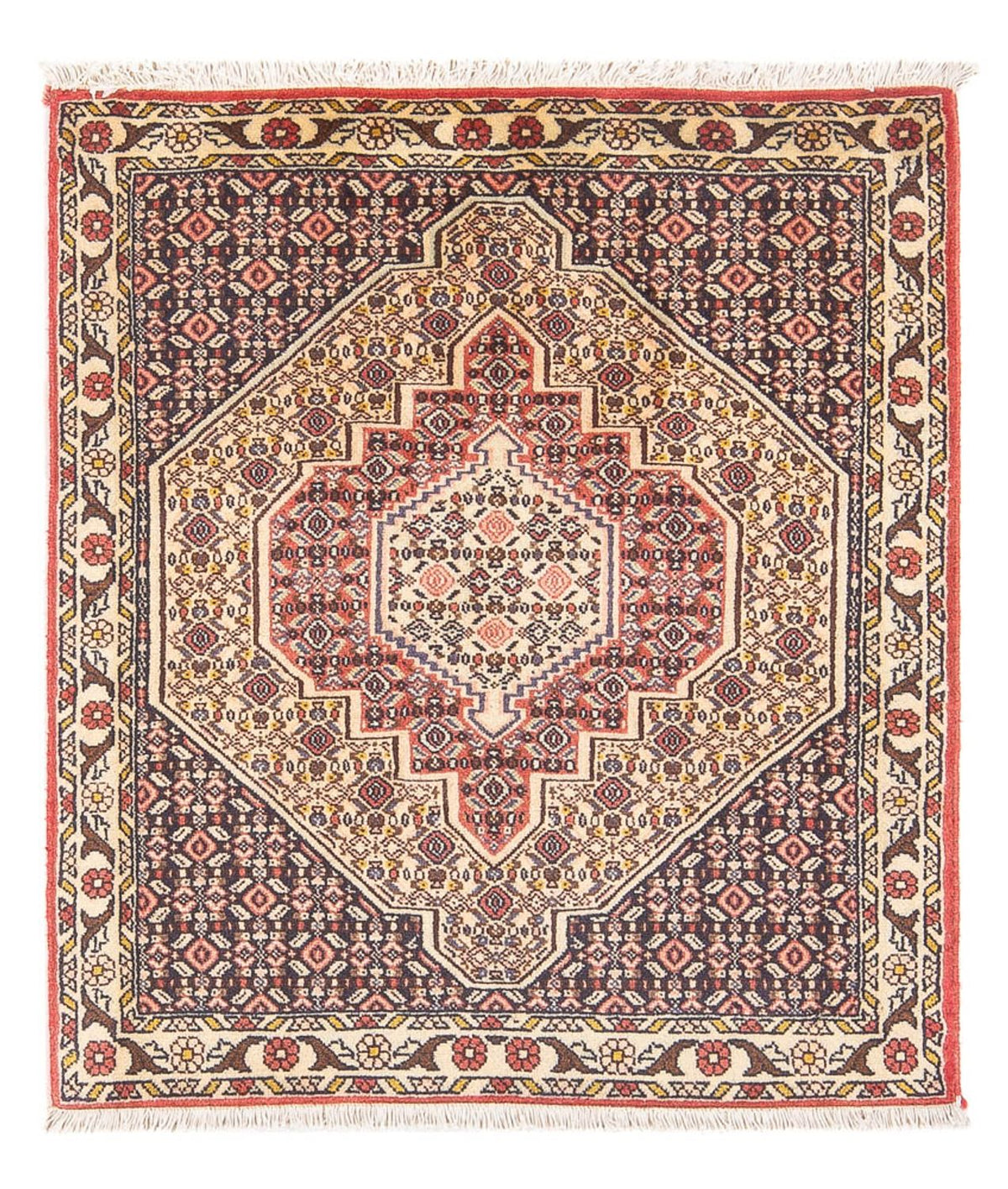 Perzisch tapijt - Klassiek - 100 x 74 cm - donkerblauw