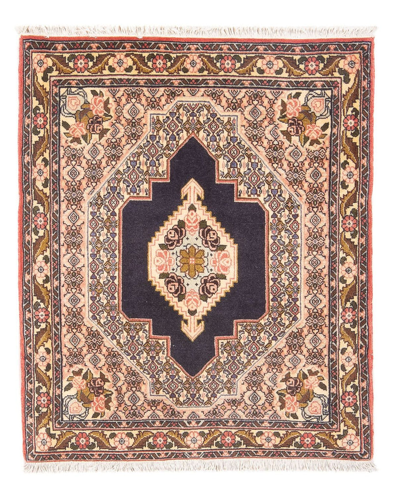 Perzisch tapijt - Klassiek - 100 x 75 cm - donkerblauw