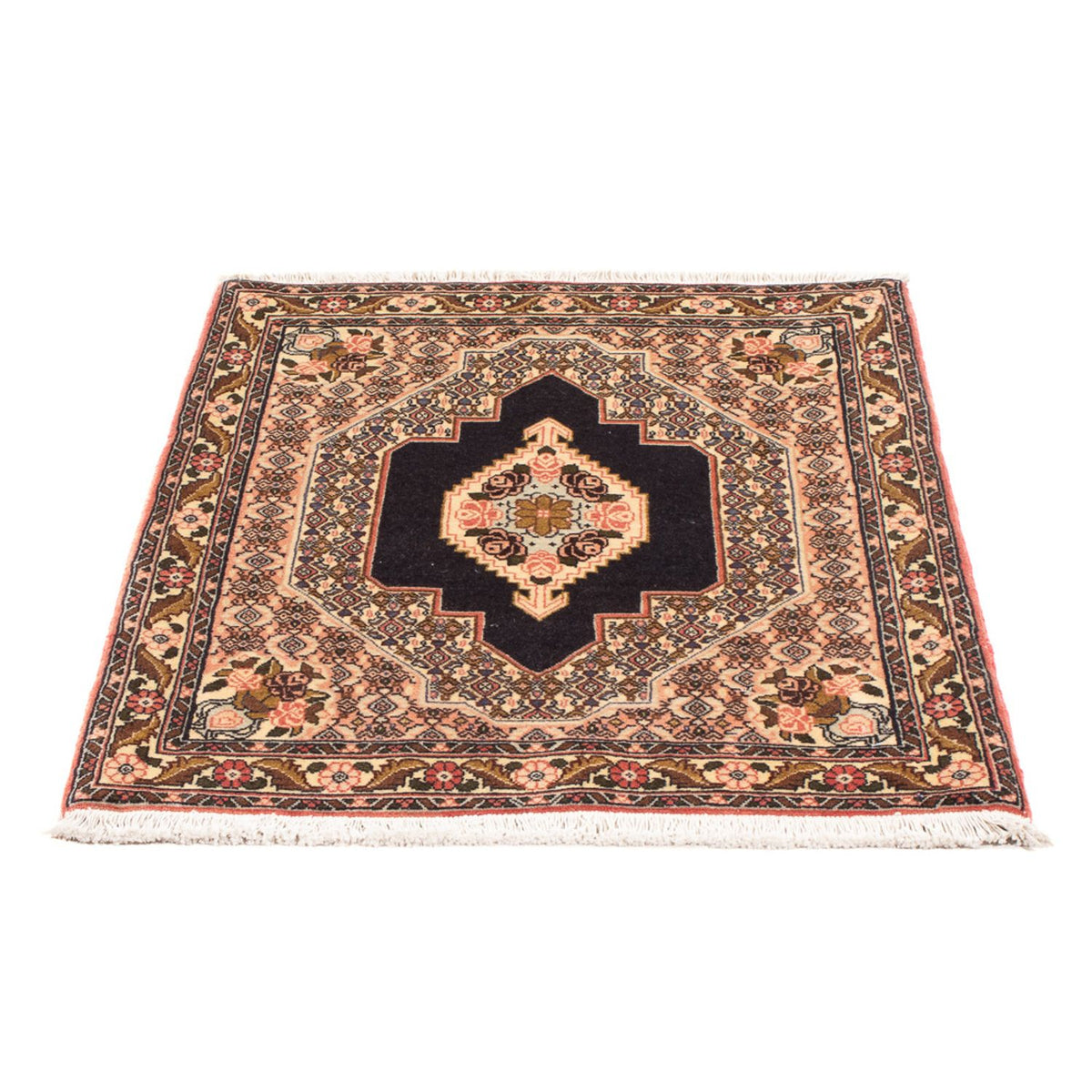 Perzisch tapijt - Klassiek - 100 x 75 cm - donkerblauw