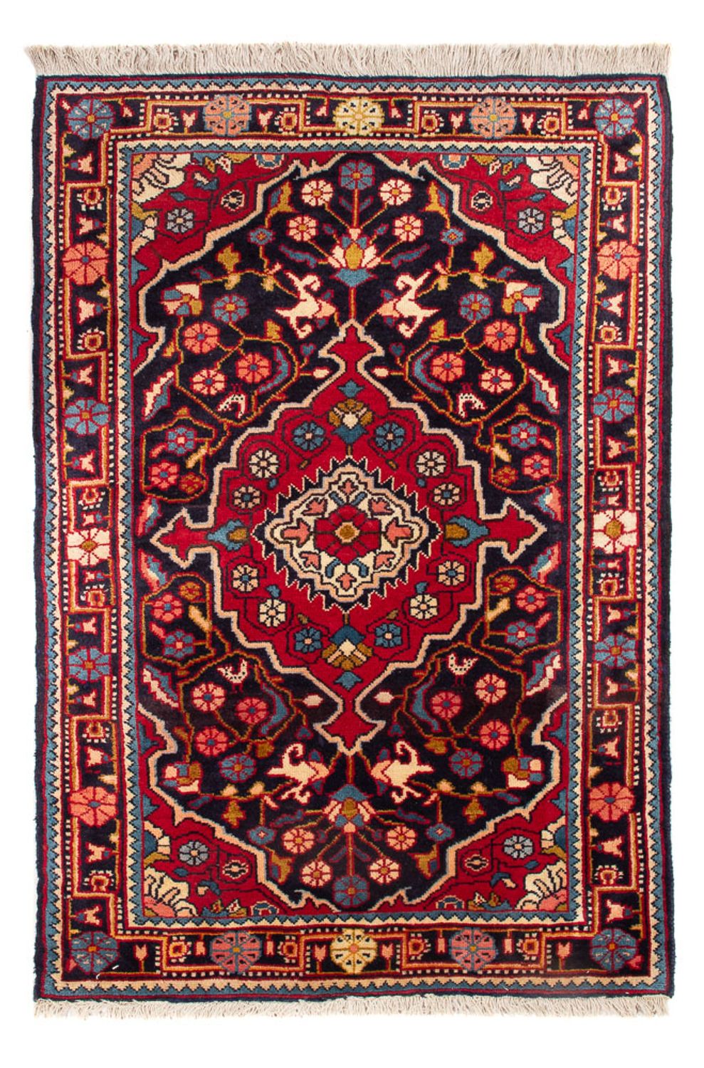 Perzisch tapijt - Klassiek - 96 x 63 cm - donkerblauw