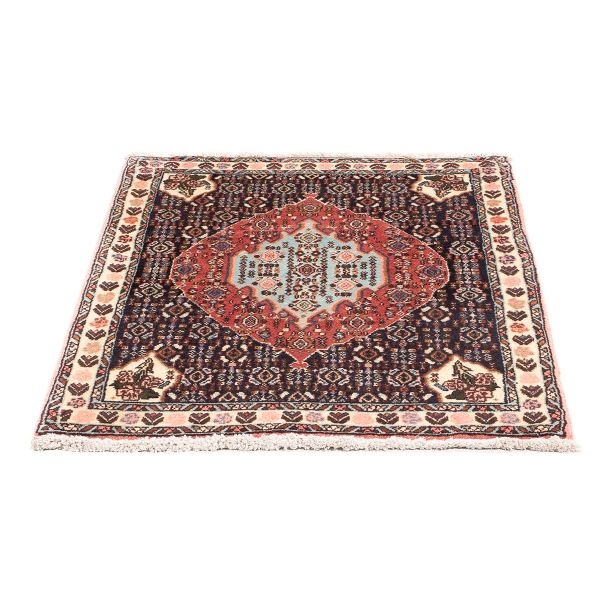 Perzisch tapijt - Klassiek - 96 x 70 cm - donkerblauw