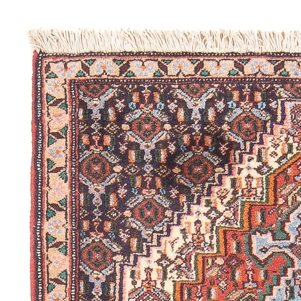 Perzisch tapijt - Klassiek - 100 x 73 cm - donkerblauw